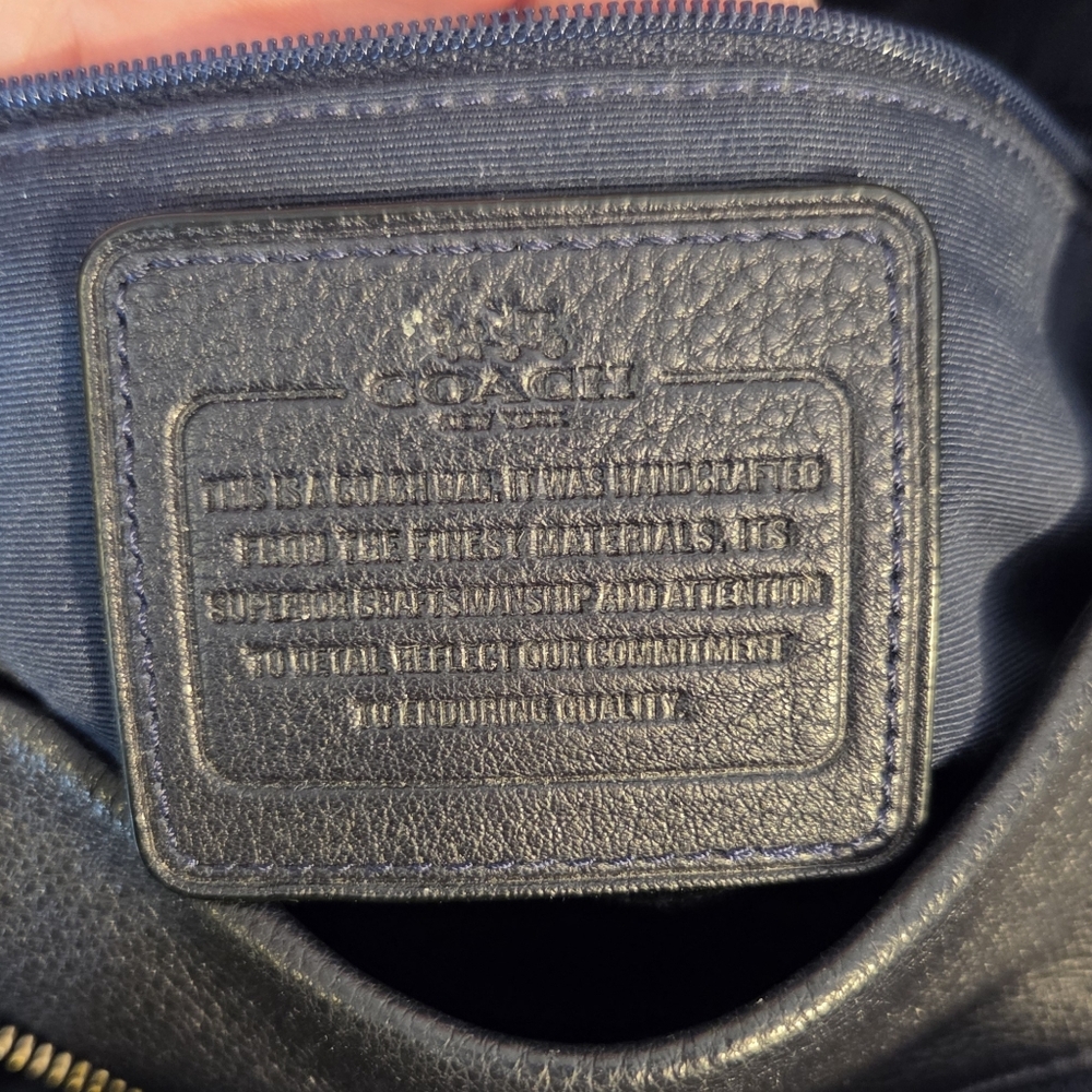 Coach F35723 Phoebe In Navy Blue - Picture 15 of 16